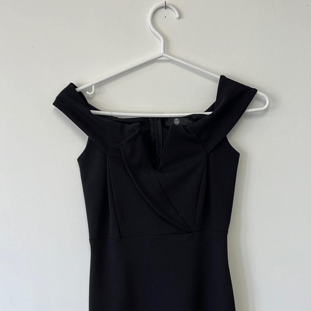 Black Cocktail Dress - XXS